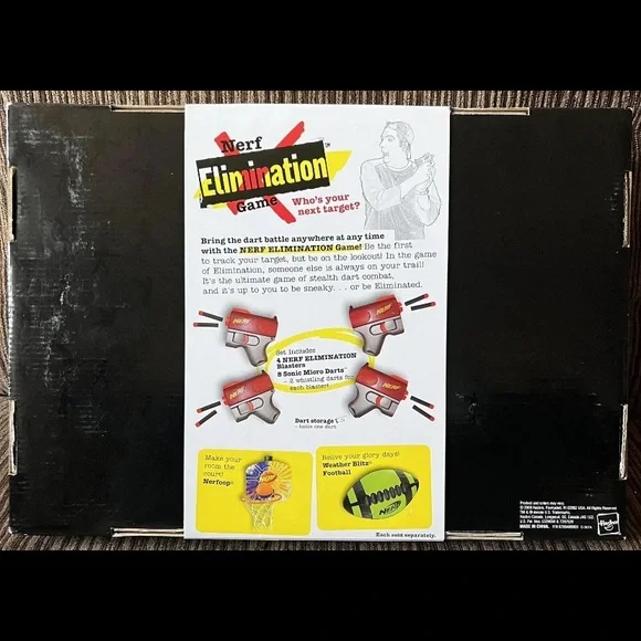 Vintage  Nerf Elimination Blaster Game Nerf   Factory Sealed  Discontinued Rare - Picture 7 of 10